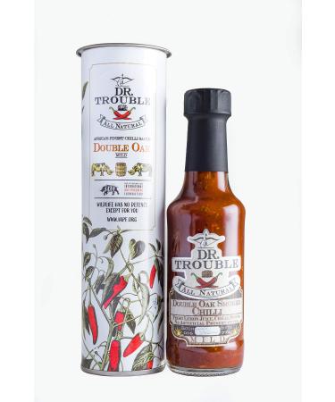Dr Trouble Double Oak Smoked Chilli Sauce MILD 125 ml Finest African Hot Sauce in a Tube Gift Box