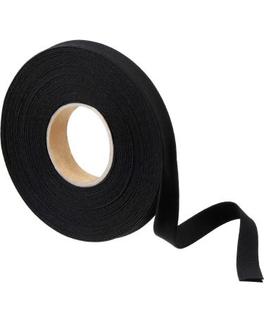 Jetec 1/2 Inch Double Fold Bias Tape Bias Binding Tape Wide Fold Cotton Tape for Sewing Seaming Hemming Piping Quilting Projects (Black 10 Yards) Black 10 Yards