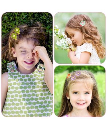 Shop Dhweku 12pc Baby Hair Clips - Cute Plush Flower Hairpins & Accessories for Baby Girls - Buy Online on SooperMarket.com