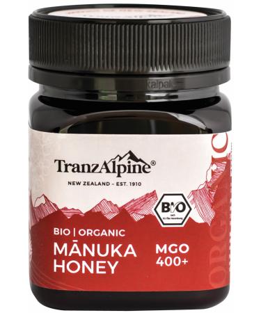 Manuka Honey MGO 400+ BIO 250 g - TRANZALPINE