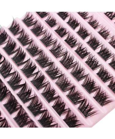 Selawasty 80pcs DIY Eyelash Extensions Clusters D Curl Mega Volume Individual Lashes - Wispy Lashes Cluster for At-Home Use (S8-D-8-16MIX) - Buy Online on SooperMarket.com