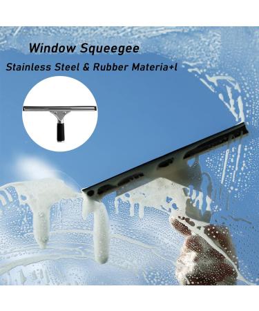 Water Fed Pole Kit Water Fed Telescopic Brush Squeegee Water/Hose Fed Pole Window Cleaning Brush Equipment Cleaning 35cm Brush Head 4M/13FT - Buy Online on SooperMarket.com