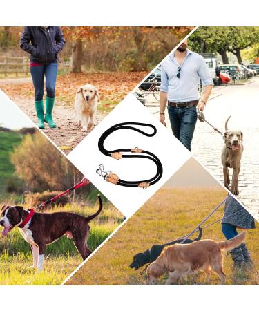 Rapidbok Adjustable Nylon Dog Leash - Durable Black Practice Leash for Small Medium and Large Dogs - Perfect for Courtyard & Freehand Use - Buy Online on SooperMarket.com