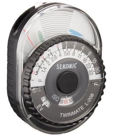 Sekonic 401-208 Twin Mate Light Meter (Black/White)