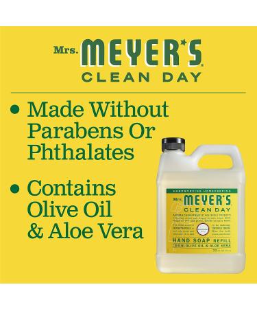 Mrs. Meyer's Honeysuckle Hand Soap Refill - 2 Pack, 33 Fl. Oz - Biodegradable Formula with Essential Oils - Buy Online on SooperMarket.com