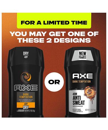 Axe Dark Temptation Antiperspirant Deodorant Stick 2.7oz - Pack of 5 - Buy Online on SooperMarket.com