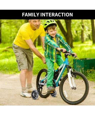 CycForge Support Wheels for Children's Bicycles - Bright Quiet Compatible with 12-20 Inch Bikes - Black - Buy Online on SooperMarket.com