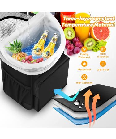 Insulated Leak Proof AUSQI Backpack Cooler - 45 Cans, Waterproof Thermal Bag - Portable & Lightweight, Ideal for Travel, Camping, Beach - Black - Buy Online on SooperMarket.com