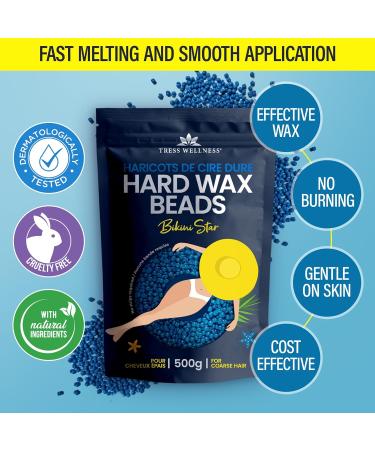 Tress Wellness Hard wax beads - For sensitive skin - Bikini Star Seakissed 540 g (Pack of 1) - Buy Online on SooperMarket.com