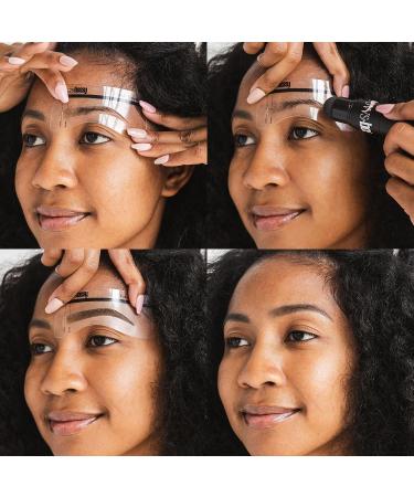 Brows by Bossy True-To-You 9 Pack Eyebrow Stencils Kit - Reusable Brow Shaping & Filling - Buy Online on SooperMarket.com