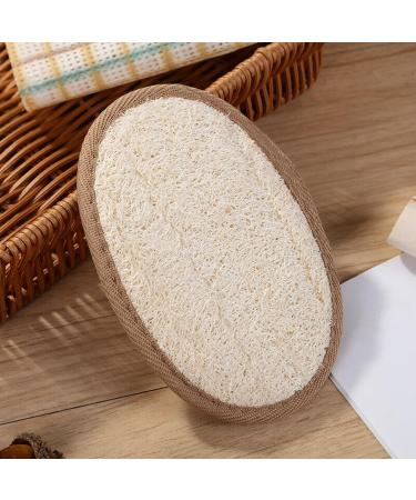 Natural Egyptian Shower Loofah Sponge | 2PCS Exfoliating Body Scrubber Pad for Men & Women | Healthy Bath Massage Brush Loofah - Buy Online on SooperMarket.com