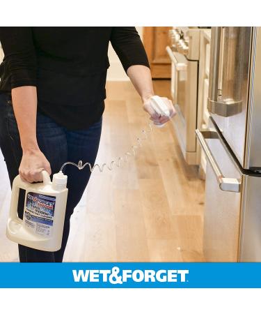 128 Fl. Oz. Wet & Forget Indoor Mold & Mildew All-Purpose Cleaner Refill - Deodorizes, Disinfects, Kills 99.9% Bacteria/Viruses - Buy Online on SooperMarket.com