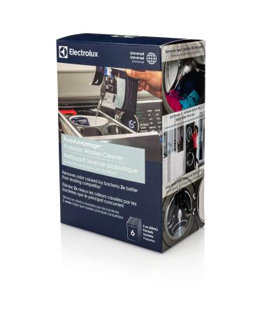 Electrolux 10ELPROL02 PureAdvantage Probiotic Washer Cleaner Deodorizer and Descaler, 6 Treatments, One Size