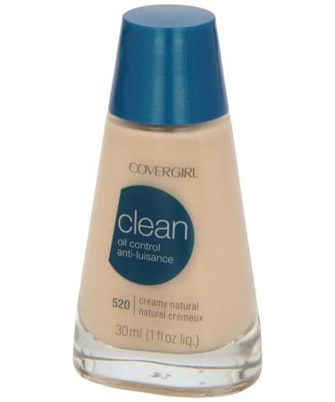 CoverGirl Clean Oil Control Liquid Makeup Creamy Natural 1.0-Ounce Bottles (Pack of 2) - N520 - Buy Online on SooperMarket.com