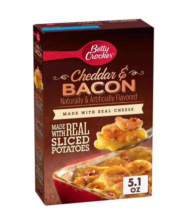 Betty Crocker Cheddar and Bacon Potatoes, 5.1 oz (Pack of 12)