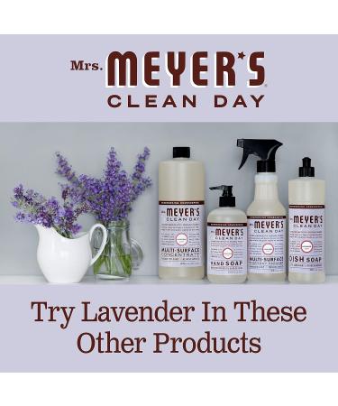 Mrs. Meyer's Liquid Dish Soap Lavender 16 Oz | Eco-Friendly Dishwashing Soap | International Shipping Available - Buy Online on SooperMarket.com