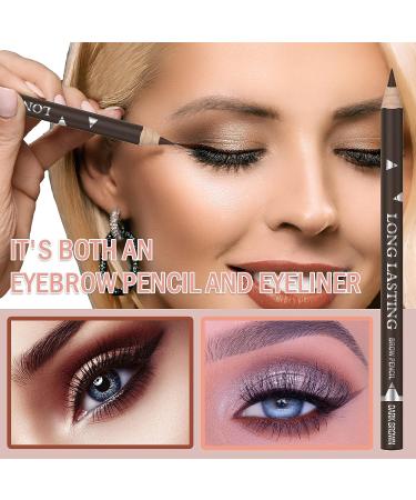 7Pcs Multicolor Waterproof Eyebrow Pencil & Eyeliner Set - Long Lasting Smudge Proof Makeup for Women - Buy Online on SooperMarket.com