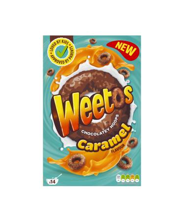 Weetos Chocolately Hoops Caramel Flavour 8x420g