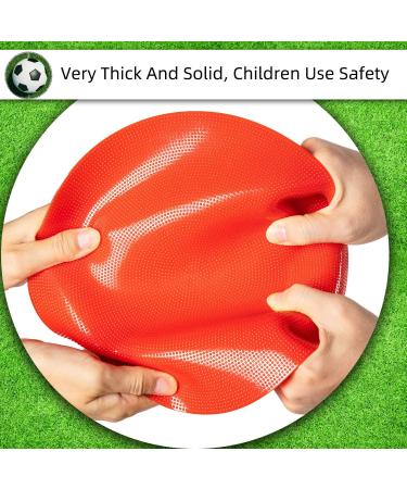 Non-Slip Rubber Spot Markers 10 Inch - Set of 12 for Football & Basketball Training - Buy Online on SooperMarket.com