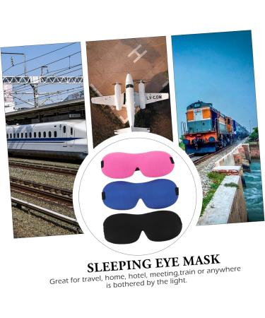 Shop Gatuida 24 Pcs 3D Sleep Mask Set - Comfortable Eye Shades for Travel & Relaxation | Polyester Blindfolds & Night Masks - Buy Online on SooperMarket.com