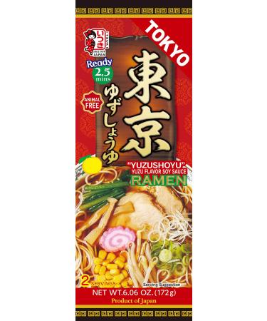 Itsuki Tokyo "Yuzushoyu" Yuzu Flavour Soy Sauce Ramen (Animal Free) 2 Servings 172g