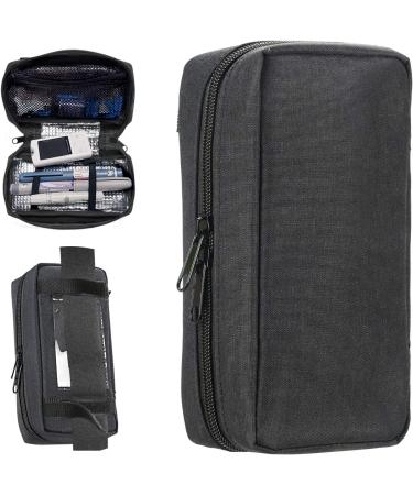 YOUSHARES Insulin Travel Case - Portable Insulin Cooler Travel Case for Insulin Pen Handy insulated pouch for medicine (Black Bag Only) - Buy Online on SooperMarket.com