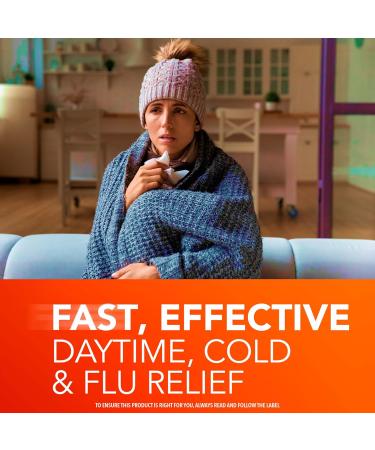 Vicks DayQuil COMPLETE Cold and Flu Medicine Liquid Medicine Honey Flavour Daytime Non-Drowsy relief for Cough Fever Sore Throat Pain Sinus congestion Sinus Pain Chest Congestion 354 ml - Buy Online on SooperMarket.com