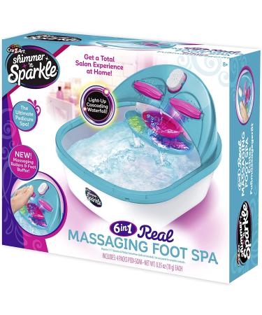 Shimmer n Sparkle 6-in-1 Kids Massaging Foot Spa - Fun and Relaxation for Young Feet - Buy Online on SooperMarket.com
