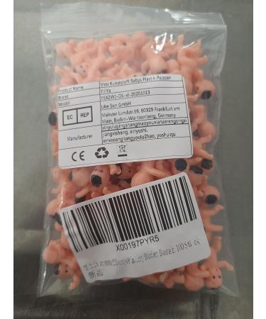 YiliYa Mini Plastic Babies - 100pcs Dolls for Baby Shower Favors Party Decorations & Bath Crafts - Buy Online on SooperMarket.com