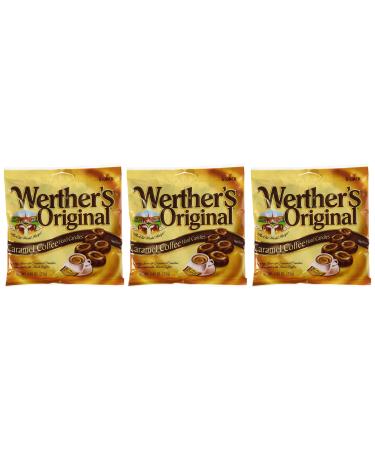 Werther's Original Caramel Coffee Hard Candies 2.65 oz 3 pack Caramel 2.65 Ounce (Pack of 3)