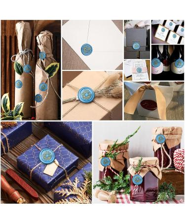 LANDVIDI Silicone Wax Seal Mat - Wax Seal Kit with 30-Cavity Mold and 300 Adhesive Dots for DIY Craft Projects - Buy Online on SooperMarket.com