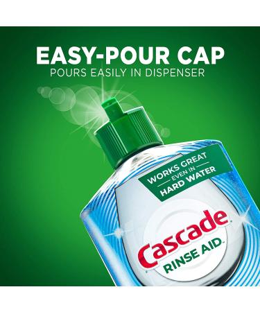 Cascade Power Dry Dishwasher Rinse Aid 16 Fl Oz (2 Pack) - Unscented - Pack of 2 - Buy Online on SooperMarket.com