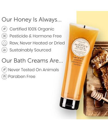 Perlier Sweet Honey Miel Shower & Bath Cream - 100% Organic Honey, Deep Moisturization - 16.9 oz - Buy Online on SooperMarket.com