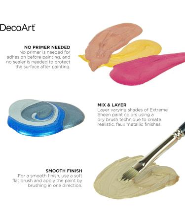 DecoArt Acrylic 2 Ounce Pink Tourmaline Extreme Sheen Paint 2 Fl Oz (Pack of 1) Pink Tourmaline - Buy Online on SooperMarket.com