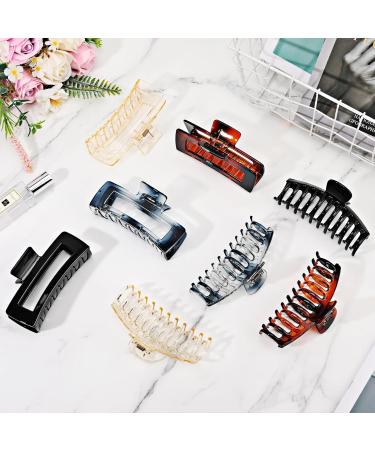 Big Claw Clips for Thick Hair - 5.25 Jumbo Clips for Women - Strong Non-Slip Design for Long Curly Hair - Glossy Colors Available - Buy Online on SooperMarket.com