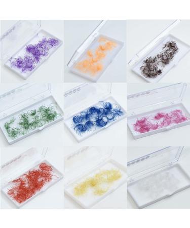 VNE 500 Colorful Premade Mega Volume Fans | Purple 6D D Curl | 14mm Lash Extensions - Buy Online on SooperMarket.com