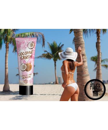 Power Tan Coconut Crush Sunbed Tanning Lotion 250ml - Accelerator Cream - Buy Online on SooperMarket.com