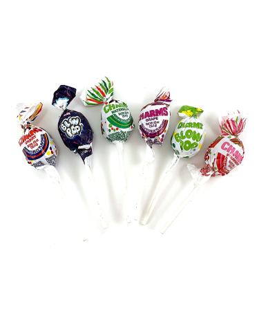 CrazyOutlet Charms Blow Pops Hard Candy Lollipops - Assorted Fruit Flavors - 2lb Bulk Pack (60 Count) - Buy Online on SooperMarket.com