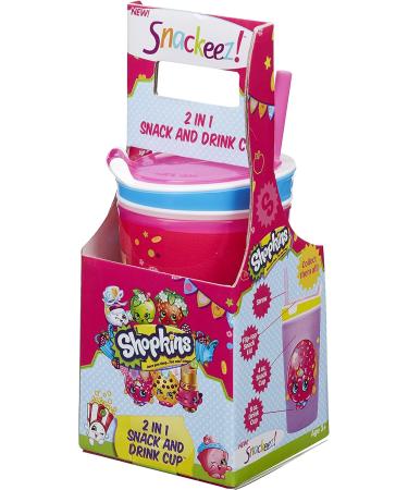 Shopkins Snackeez 2-in-1 Snack and Drink Cup - Convenient Snacking Solution - Buy Online on SooperMarket.com
