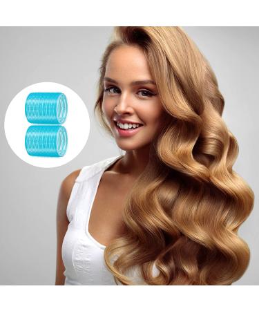 55mm Self Grip Hair Rollers Set - 18 Pieces with Duck Teeth Hair Clips for Women & Men - Buy Online on SooperMarket.com