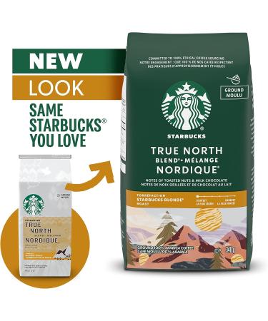 Starbucks True North Ground Coffee Light Roast Coffee 100% Ground Arabica Beans - 340g Bags (Pack of 6 2040g) - Buy Online on SooperMarket.com