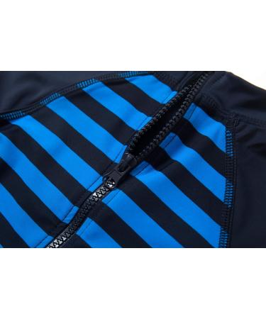 Baby Boys Sunsuit UPF 50+ Sun Protection One Piece Swimwear Set with Sun Hat - Stripe Turtle, 18-24 Months - Buy Online on SooperMarket.com