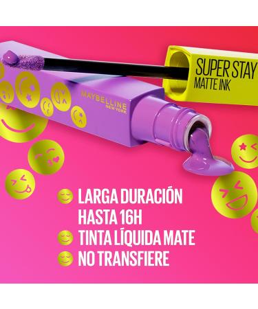 Maybelline Super Stay Matte Ink Liquid Lipstick No. 460 Optimizer - Vegan Long-Lasting 16H Matte Finish 5ml - Buy Online on SooperMarket.com