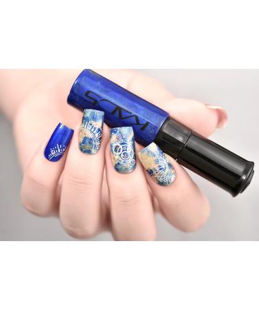 4 Colors Nail Polish Set Stamping Polish Detailed Painting Plastic Bottle Colourful Pigment Nail Art DIY Manicure Design Drawing Tool 10ml (4P-10) - Buy Online on SooperMarket.com