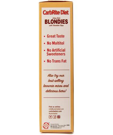 Universal Nutrition CarbRite Diet Extra Rich Blondies with Chocolate Chips 11.43 oz (324 g) - Buy Online on SooperMarket.com