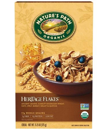 Nature's Path Organic - Cereal Heritage Flakes Whole Grains High Fiber - 13.25 oz.