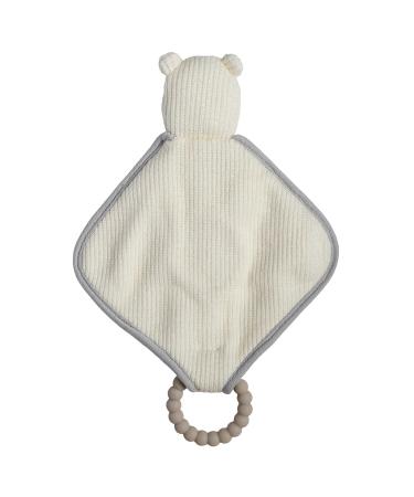 Mary Meyer Knitted Nursery Lovey with Silicone Teether - 10 Polar Bear - Buy Online on SooperMarket.com
