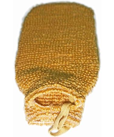 2 Pack Natural Sisal Bath Spa Exfoliating Glove Mitt for Skin Care - Anti-Aging - 5.1x9.0 inches - Buy Online on SooperMarket.com