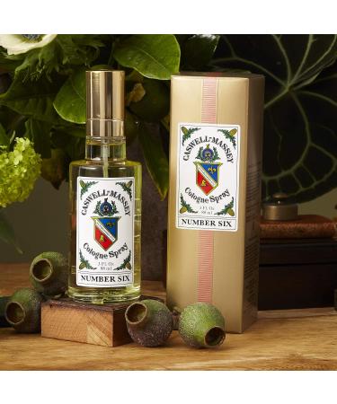 Caswell-Massey Gold Cap Number Six Cologne Spray | 88 mL | Orange Blossom, Bergamot & Rosemary Fragrance for Men | Made in USA - Buy Online on SooperMarket.com