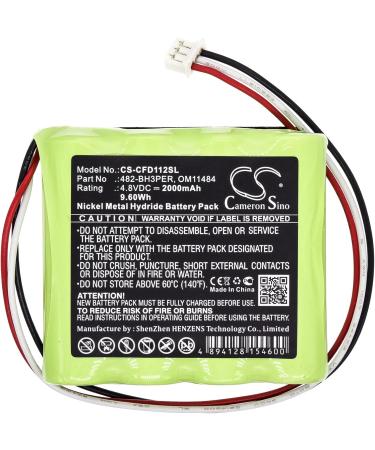 Estry 2000mAh Battery Replacement for Chatillon DFS2-R DFS Force SPK-DF-112 DFX2 - High-Quality International Shipping - Buy Online on SooperMarket.com